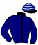 casaque portée par Frecelle Cl. jockey du cheval de course HANAR GRIMM (FR), information pmu ZETURF