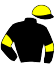 casaque portée par Dollion A. jockey du cheval de course GRAIN DE SEL (FR), information pmu ZETURF
