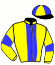 casaque portée par Callico Mlle C. jockey du cheval de course ICARE DARK (FR), information pmu ZETURF