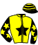 casaque portée par Boudou O. jockey du cheval de course JITTERBERG (FR), information pmu ZETURF