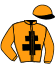 casaque portée par Rochard B. jockey du cheval de course GRAND SOURIRE, information pmu ZETURF