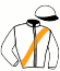 casaque portée par Nivard F. jockey du cheval de course CYRANO DE B., information pmu ZETURF casaque portée par Nivard F. jockey du cheval de course CYRANO DE B., information pmu ZETURF