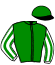 casaque portée par Rocher S. jockey du cheval de course EXPRESS SEVEN, information pmu ZETURF