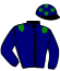 casaque portée par Poirier G. Y. jockey du cheval de course EVERTON, information pmu ZETURF