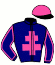 casaque portée par Ploquin P. Ph. jockey du cheval de course FRO, information pmu ZETURF