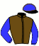 casaque portée par Monclin J. Ph. jockey du cheval de course HOKKAIDA, information pmu ZETURF