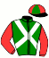 casaque portée par Naveau A. jockey du cheval de course IRUN DU BOCAGE, information pmu ZETURF