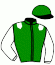 casaque portée par Chavatte A. A. jockey du cheval de course HEADSCOTT, information pmu ZETURF