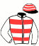 casaque portée par Fraigne Mlle I. jockey du cheval de course HERCULE MADRIK, information pmu ZETURF casaque portée par Fraigne Mlle I. jockey du cheval de course HERCULE MADRIK, information pmu ZETURF