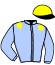 casaque portée par Bizoux Lau. jockey du cheval de course KARA MARIS, information pmu ZETURF casaque portée par Bizoux Lau. jockey du cheval de course KARA MARIS, information pmu ZETURF