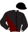 casaque portée par Desmigneux F. jockey du cheval de course DOLLAR DOC, information pmu ZETURF