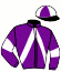 casaque portée par Luciani Luc. jockey du cheval de course KALOUMA CASH, information pmu ZETURF