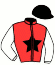 casaque portée par Martin G. jockey du cheval de course KIARA DE LA FYE, information pmu ZETURF