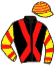 casaque portée par Bazire N. jockey du cheval de course KERMES, information pmu ZETURF casaque portée par Bazire N. jockey du cheval de course KERMES, information pmu ZETURF