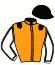 casaque portée par Julien Ph. jockey du cheval de course KINCI DU SOLEIL, information pmu ZETURF