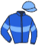 casaque portée par Mary J. Ph. jockey du cheval de course KLEOPATRA BLUE, information pmu ZETURF casaque portée par Mary J. Ph. jockey du cheval de course KLEOPATRA BLUE, information pmu ZETURF