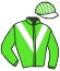 casaque portée par Herivaux C. jockey du cheval de course IPSO SIMARDIERE, information pmu ZETURF