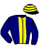 casaque portée par Richard L. G. jockey du cheval de course LASER SEDUISANT, information pmu ZETURF
