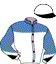 casaque portée par Bazire N. jockey du cheval de course KOUP DROIT, information pmu ZETURF