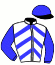 casaque portée par Michardiere B. jockey du cheval de course FERIA DU CAPRE (FR), information pmu ZETURF