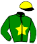 casaque portée par Mottier M. jockey du cheval de course FAST CASH (FR), information pmu ZETURF