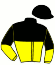 casaque portée par Pou Pou G. A. jockey du cheval de course FELLI ELEVEN (FR), information pmu ZETURF
