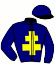 casaque portée par Ledoyen A. jockey du cheval de course FOUGUE DU DOLLAR (FR), information pmu ZETURF