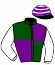 casaque portée par Nobili M. jockey du cheval de course JAVA JAMES (FR), information pmu ZETURF