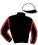 casaque portée par Barcelo Bisquerra M. J. jockey du cheval de course IBIS DE FEU, information pmu ZETURF