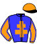 casaque portée par Piton B. jockey du cheval de course IN THE WIND (FR), information pmu ZETURF