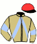 casaque portée par Baudouin L. jockey du cheval de course HARING OKINA, information pmu ZETURF