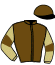 casaque portée par Delaune G. jockey du cheval de course ILOVIROIZ DI LEONE, information pmu ZETURF