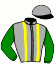 casaque portée par Parys C. jockey du cheval de course GONE DE SOFIA, information pmu ZETURF