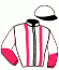 casaque portée par Rothengatter Mic. F. jockey du cheval de course JOS MAZA, information pmu ZETURF