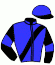 casaque portée par Veron F. jockey du cheval de course WILDER, information pmu ZETURF