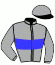 casaque portée par Bizoux Mlle E. jockey du cheval de course FEERIE DOTI, information pmu ZETURF