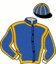 casaque portée par Boulogne V. jockey du cheval de course IZARRA XURIA, information pmu ZETURF