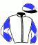 casaque portée par Marie B. jockey du cheval de course GALALITHE, information pmu ZETURF