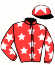 casaque portée par Raimbault C. jockey du cheval de course LA CHIP, information pmu ZETURF