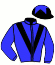 casaque portée par Pouchin A. jockey du cheval de course WALDENON, information pmu ZETURF