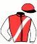 casaque portée par Andre A. jockey du cheval de course IKIGAI D'OMBREE, information pmu ZETURF