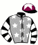 casaque portée par Claudic J. jockey du cheval de course MAXI BELLO, information pmu ZETURF casaque portée par Claudic J. jockey du cheval de course MAXI BELLO, information pmu ZETURF