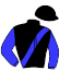 casaque portée par Vanderbeke K. jockey du cheval de course DEAUVILLE KING, information pmu ZETURF