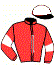 casaque portée par Pouchin A. jockey du cheval de course HARILA, information pmu ZETURF