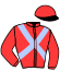 casaque portée par Saadi S. jockey du cheval de course SIYOUCHKA, information pmu ZETURF