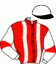 casaque portée par Demoulin Mme B. jockey du cheval de course HIMEROS DU GOUTIER, information pmu ZETURF casaque portée par Demoulin Mme B. jockey du cheval de course HIMEROS DU GOUTIER, information pmu ZETURF