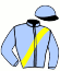 casaque portée par Abik Mic. jockey du cheval de course SADANORI, information pmu ZETURF casaque portée par Abik Mic. jockey du cheval de course SADANORI, information pmu ZETURF