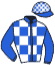 casaque portée par Vanmeerbeck J. jockey du cheval de course ESPOIR DU JOUR, information pmu ZETURF casaque portée par Vanmeerbeck J. jockey du cheval de course ESPOIR DU JOUR, information pmu ZETURF