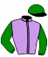 casaque portée par Gelormini G. jockey du cheval de course KARELIA, information pmu ZETURF