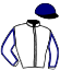 casaque portée par Ouvrie F. jockey du cheval de course KELLY DU MENIL, information pmu ZETURF casaque portée par Ouvrie F. jockey du cheval de course KELLY DU MENIL, information pmu ZETURF